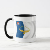 Azoren Flagge Tasse (Links)
