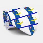 Azoren-Flaggen-Krawatte Krawatte (Gerollt)