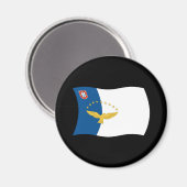 Azoren Flaggen Magnet (Vorderseite/Rückseite)
