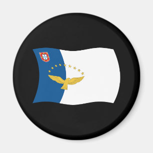 Azoren-Flaggenmagnet Magnet