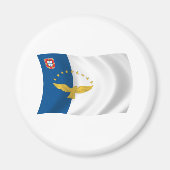 Azoren-Flaggenmagnet Magnet (Vorne)