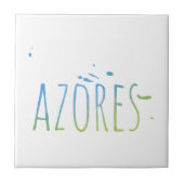 Azoren Fliese (Vorderseite)