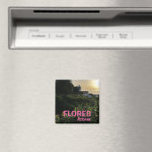 Azoren: Flores Panorama Küche Magnet (In Situ (Geschirrspüler))