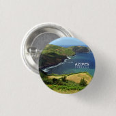 Azoren Foto, Portugal Button (Vorne & Hinten)