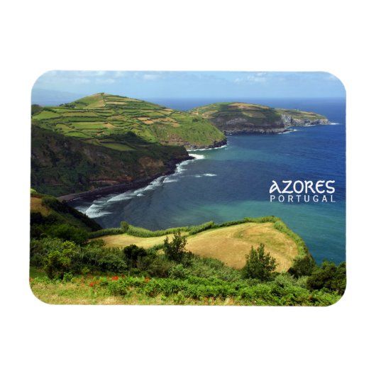 Azoren Foto, Portugal Magnet (Horizontal)