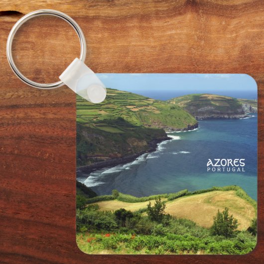 Azoren Foto, Portugal Schlüsselanhänger (Vorderseite)