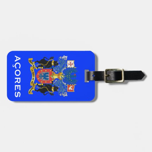 Azoren - Gepäckanhänger (Vorderseite horizontal)