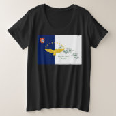 Azoren Große Größe T-Shirt (Design vorne)