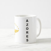 Azoren-Insel-Portugal-Tasse Kaffeetasse (VorderseiteRechts)