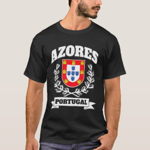 Azoren Insel Portugal Thema Portugiesischer Preis T-Shirt