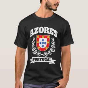 Azoren Insel Portugal Thema Portugiesischer Preis T-Shirt