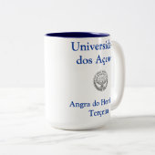 Azoren-Insel-Tasse Zweifarbige Tasse (VorderseiteRechts)