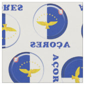 Azoren-Inselflagge Stoff (Nahaufnahme)