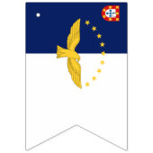 Azoren Inseln Flaggenbanner Wimpelkette (Zweite Fahne)