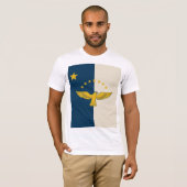 Azoren - Inspiriert T - Shirt mit Flagge Portugals (Vorne ganz)