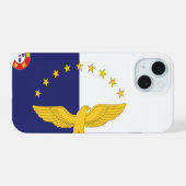 Azoren iPhone 15 Hülle (Rückseite (Horizontal))