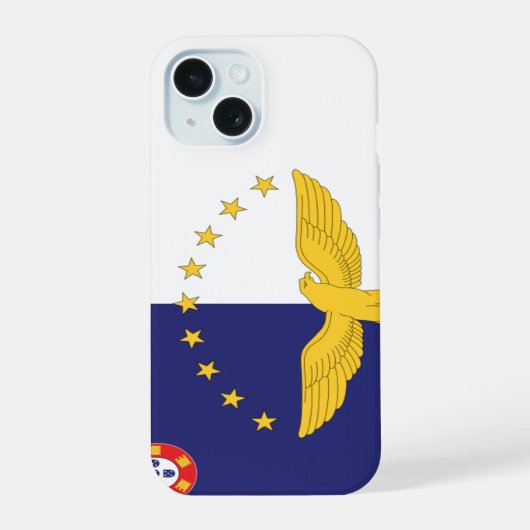 Azoren iPhone 15 Hülle (Rückseite)