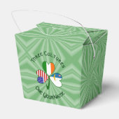 Azoren Irland USA Kleeblatt Flag Personalisiert Geschenkschachtel (Rückseite)