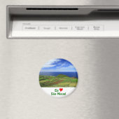 Azoren Küstenlandschaft Magnet (In Situ (Geschirrspüler))