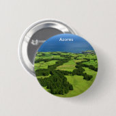 Azoren-Landschaft Button (Vorne & Hinten)