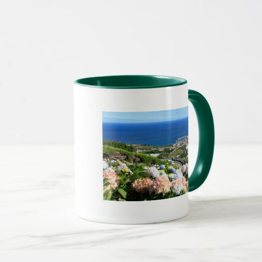 Azoren-Landschaft Tasse (VorderseiteRechts)