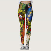 Azoren-Muster Leggings (Vorderseite)