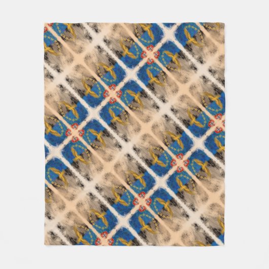 Azoren, Portugal Fleecedecke (Vorderseite)