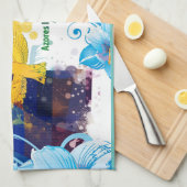 Azoren, Portugal Geschirrtuch (Viertel Falte)