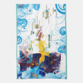 Azoren, Portugal Geschirrtuch (Vertikal)