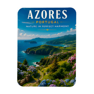 🌿 Azoren Portugal Inselparadies 🌊 Magnet