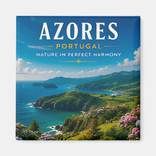 🌿 Azoren Portugal Inselparadies 🌊 Magnet