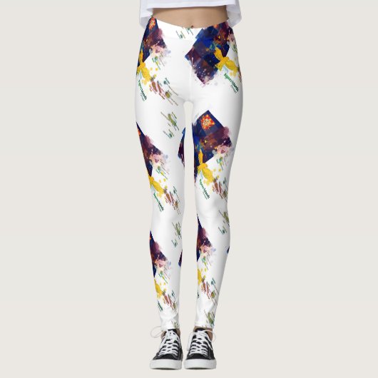 Azoren, Portugal Leggings (Vorderseite)