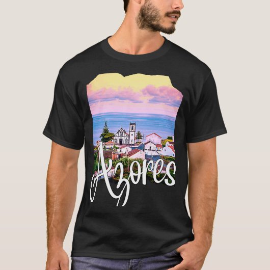 Azoren Portugal Portugal Roots Azoren Souvenirs T-Shirt (Vorderseite)