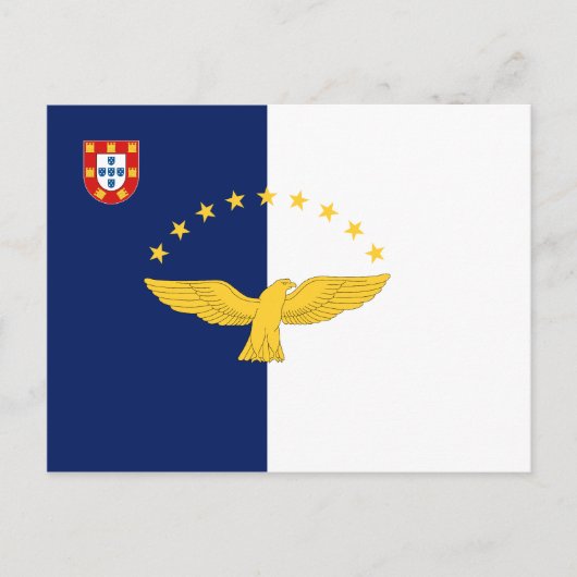 Azoren, Portugal Postkarte (Vorderseite)