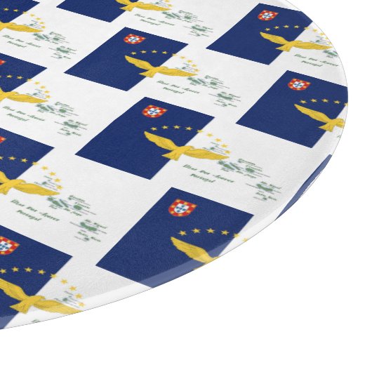 Azoren Portugal Schneidebrett (Ecke)