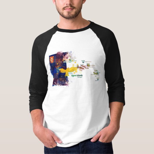 Azoren, Portugal T-Shirt (Vorderseite)