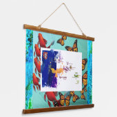 Azoren, Portugal Wandteppich Mit Holzrahmen (Gewinkelt)