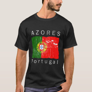 Azoren Portugiesische Flagge T Shirt I Lieben Hafe
