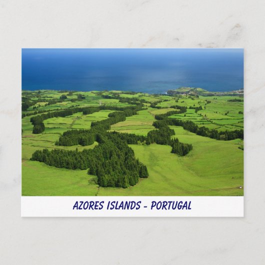 Azoren Postkarte (Vorderseite)