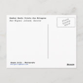 Azoren Postkarte (Rückseite)