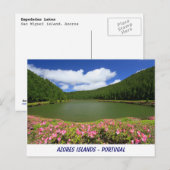 Azoren Postkarte (Vorne/Hinten)