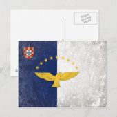 Azoren Postkarte (Vorne/Hinten)