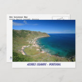 Azoren Postkarte (Vorne/Hinten)