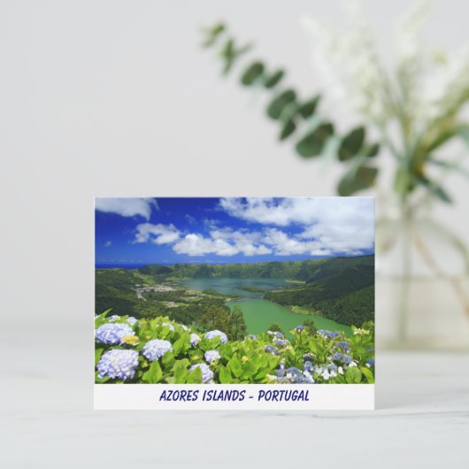 Azoren Postkarte (Stehend Vorderseite)