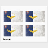 Azoren Rechteckiger Aufkleber (Blatt)