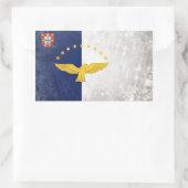 Azoren Rechteckiger Aufkleber (Tasche)