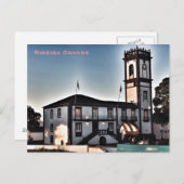 Azoren - Ribeira Grande Postkarte (Vorne/Hinten)