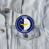 Azoren-RundEmblem Button (Beispiel)