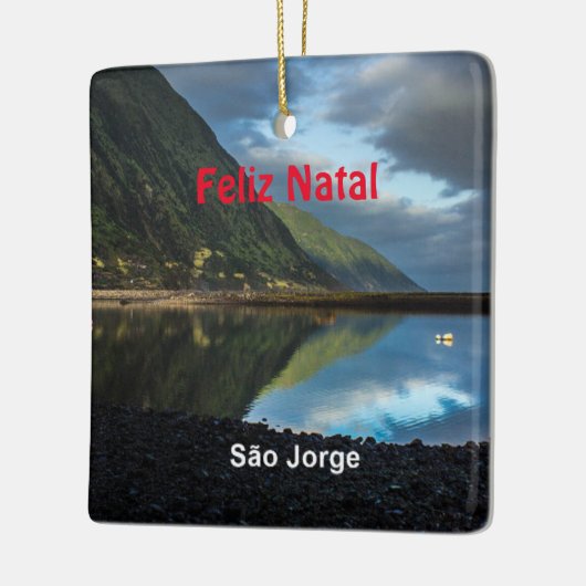 Azoren: Sao Jorge Panorama Weihnachtsschmuck (Links)