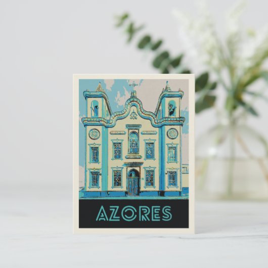 Azoren - Terceira - Inselbeispiel Portugal Postkarte (Stehend Vorderseite)